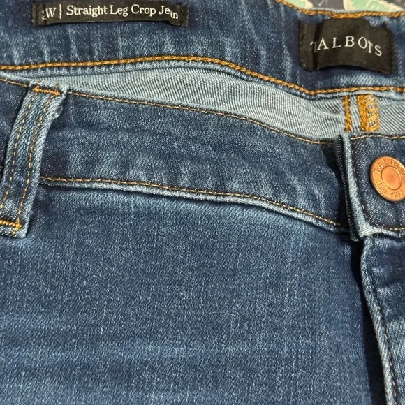 Talbots Blue Cropped Jeans - Picture 5 of 5